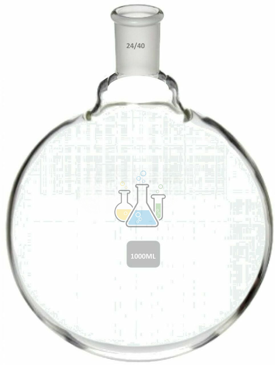 One Neck Receiving Flask Round Bottom